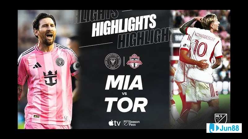 Cầu thủ của Toronto vượt qua cầu thủ của Inter Miami trên sân cỏ